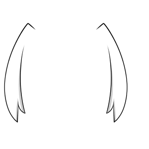横髪(さらっ)