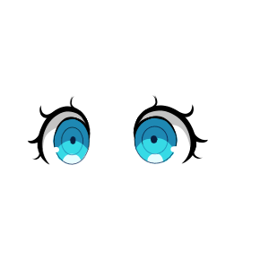 ゴシック(青)