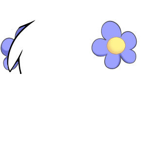 フラワー(水色)