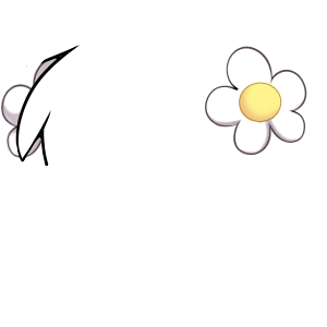 フラワー(白)