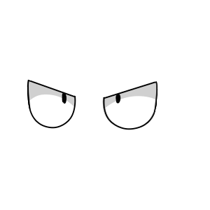 三白眼
