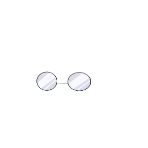 丸眼鏡(小)